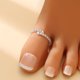 thumbnail image 3 of Gorgeous Copper Toe Ring: Adjustable Decoration for Women & Girls - Perfect for Summer Beach!, 3 of 5