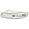 thumbnail image 3 of Spyderco Byrd Cara Cara 2 Folding Knife 3-3/4" Combo Flat-Ground Blade, Stainless Steel Handles, Lockback - BY03PS2, 3 of 3