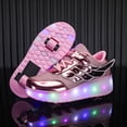 thumbnail image 1 of Zapatillas de deporte, zapatos con ruedas, patines Parkour deformación al aire libre, doble uso, niños, niñas, adultos, hombres, mujeres, patines Unisex, 1 of 5