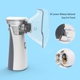 thumbnail image 3 of Nebulizador de mano Irfora Nebulizador de mano silencioso portátil Dos modos de atomización para niños Adultos Inhale Automizer Irfora Nebulizador de mano, 3 of 7