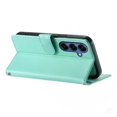 thumbnail image 5 of Wallet Leather Case For Samsung Galaxy S26 5G 6.3",with Card Holder,wristband, Shockproof Kickstand Embossed Cute Cats, Snap Phone Case,Green,For Galaxy S26 (5G), 5 of 9