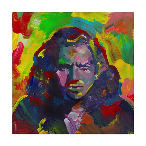 Trademark Fine Art 'Eddie Vedder' Canvas Art by Howie Green
