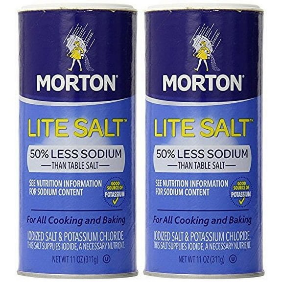 Morton Salt Lite Salt 2 Count