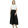 thumbnail image 7 of Phagun Ladies Solid Black Fisherman Harem Pants Casual Wear Self Tie Waist-XXXL, 7 of 7
