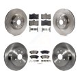 thumbnail image 1 of Transit Auto Front Rear Disc Brake Rotors and Ceramic Pads Kit (6Pc) for Car 2014-2015 Lexus IS350 C F Sport K8T-103011, 1 of 11