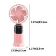 Handheld Small Fan Rechargeable Fan Portable Stroller Fans Folding Desk
