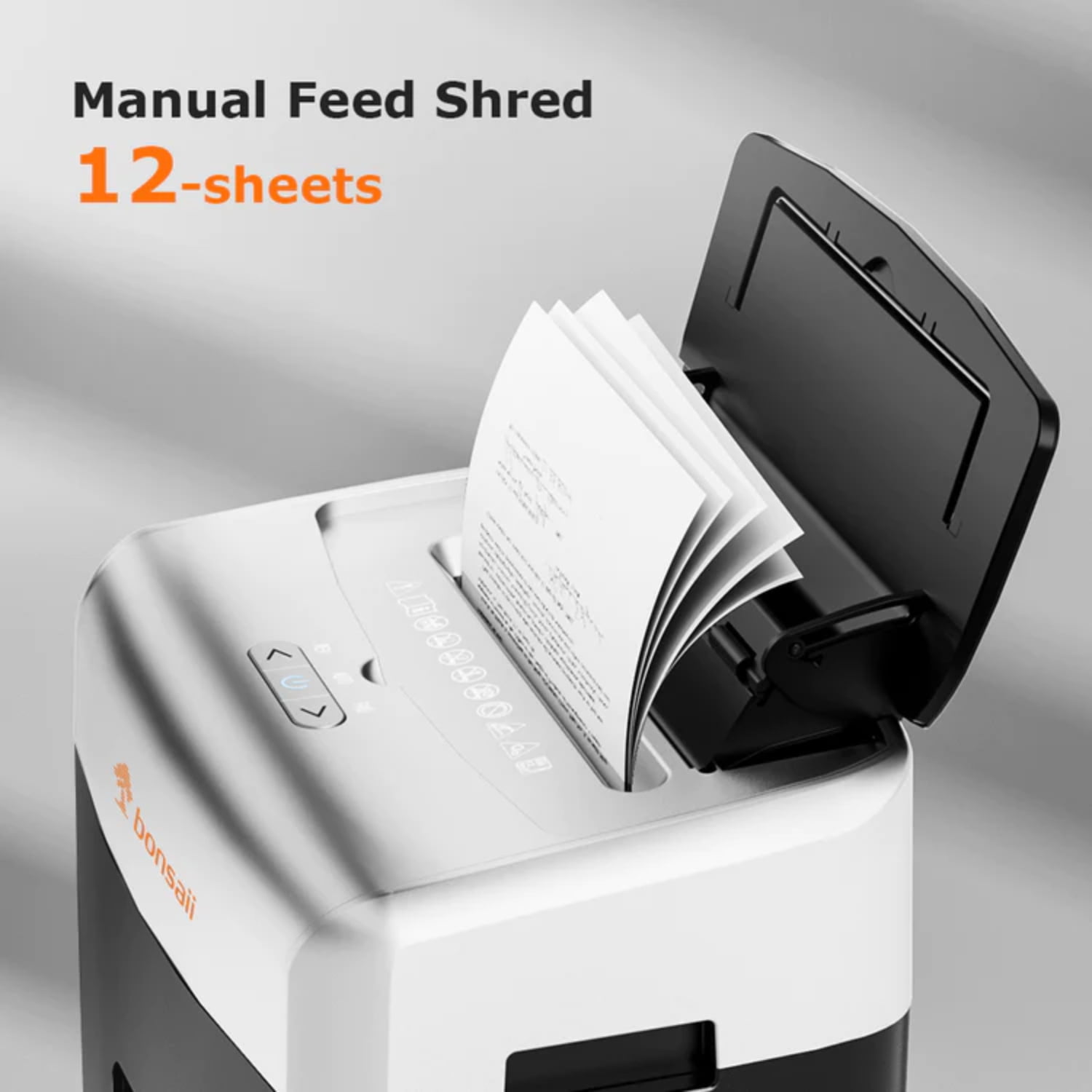 Bonsaii 110-Sheet Micro Cut Paper Shredder Auto Feed Heavy Duty Paper Shredder