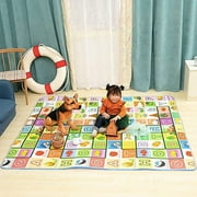 Baby Play Mat,Baby Care Foam Floor Reversible Kids Crawling Mat for Playing, Waterproof Play Game Mat for Infants