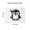 thumbnail image 2 of YILUYINQING Cute Penguin Wall Decor Art Canvas Prints for Bedroom Kitchen Modern Home Decor, Ready To Hang Room Art 16x12in, 2 of 6