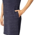 thumbnail image 3 of 32 Degrees  Ladies High low hem line 2side hand pockets Vneck Short Sleeve Dress S/Skipper SD, 3 of 4
