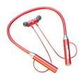 thumbnail image 1 of Auriculares Bluetooth-Compatible Ruido Cancelación Auriculares Player Música impermeable con micrófono Auriculares Electrónica Suministro rojo Eigraketly EL014592-03B, 1 of 7