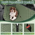 thumbnail image 3 of Funda para Asiento de Coche para Perros NECKORY Impermeable para Asiento Trasero Verde, 3 of 7