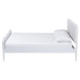 thumbnail image 2 of Baxton Studio Lucera Mid-Century White Full Size Bobbin Bed, 2 of 9
