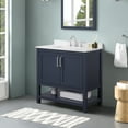thumbnail image 5 of Ove Decors Vegas 36 W x 19" D Freestanding Bathroom Vanity with Sink, Midnight Blue, 5 of 15