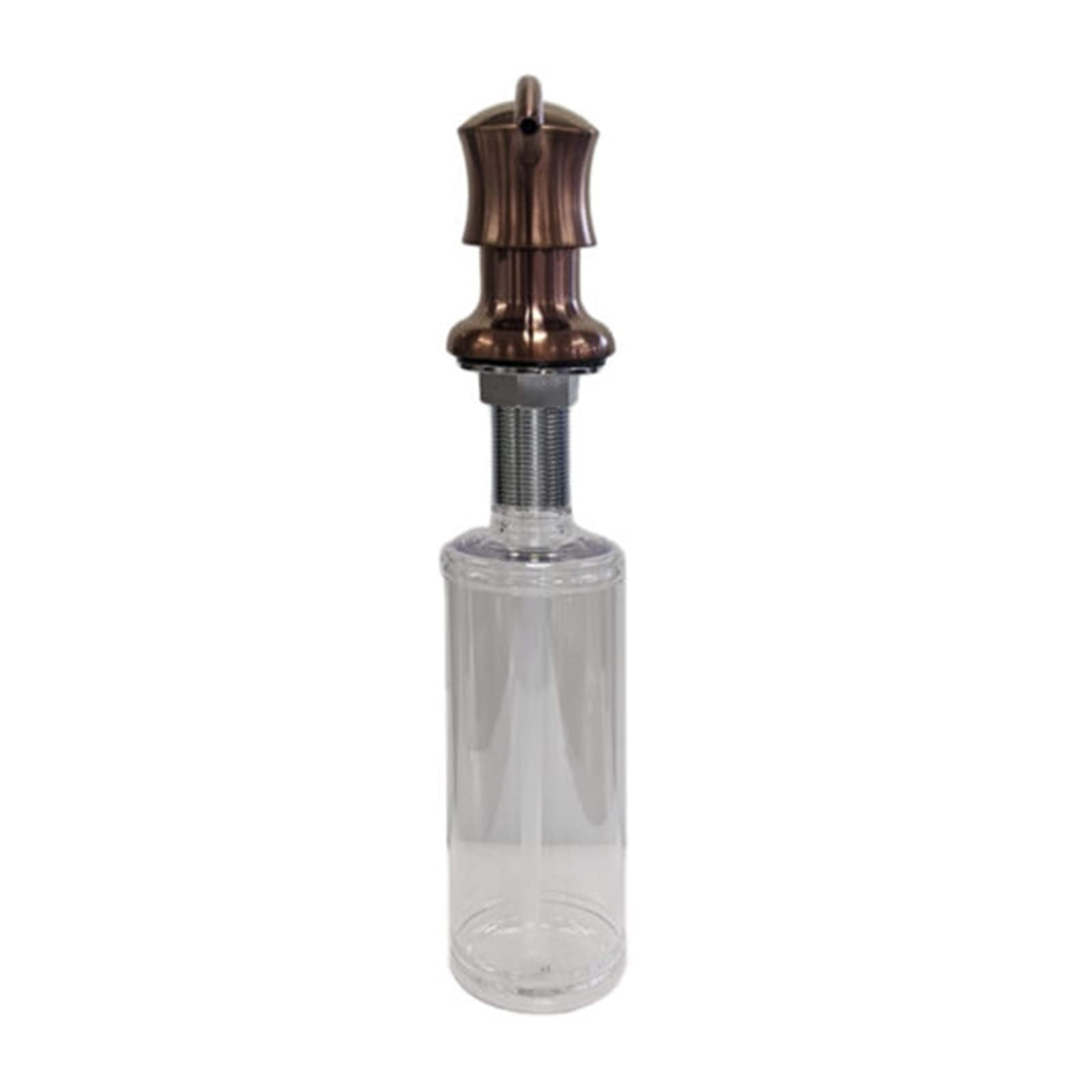 Strictly Sinks Traditional Liquid Soap Dispenser - Stainless Steel Refillable Dish Soap Dispenser