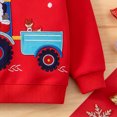 thumbnail image 5 of Gerichy Toddler Boy Cotton Sweatshirts Long Sleeve Shirt Tops Pullover Kids Sweaters Crewneck Christmas Cartoon School Daily Wear Clothes 2T-8T, 5 of 7