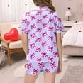 thumbnail image 5 of MEZZALL Ensemble de Pyjama 2 Pcs pour Enfants Imprimé Graphique Manches Courtes Chemise à Boutons Shorts Pyjama Confortable pour Bébé Tout-Petit, 5 of 5