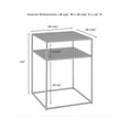 thumbnail image 2 of Crosley Furniture Braxton Modern Metal End Table in Matte Black, 2 of 3