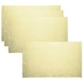 thumbnail image 1 of 4pcs Manteles Individuales de Espejo Brillante, 11.8" x 17.7" Oro Champán Retro Cuadrado Brillante para Decoración de Mesa de Cena Fiesta de Cumpleaños Despedida de Soltera, 1 of 6