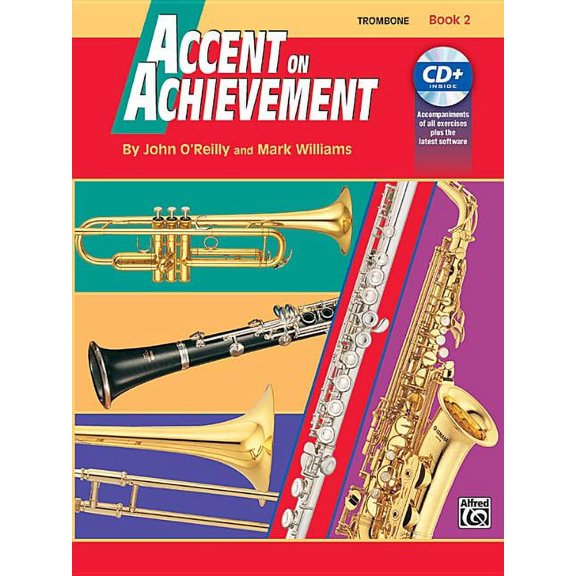 Accent on Achievement: Accent on Achievement, Bk 2: Trombone, Book & Online Audio/Software (Paperback)