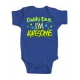 thumbnail image 1 of Toddlers "Daddy Says, I'm Awesome" Bodysuit - Royal - 12 Months, 1 of 1
