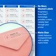 thumbnail image 5 of Avery Printable Address Labels with Sure Feed, 1" x 2-5/8", Matte Clear, 750 Blank Mailing Labels (05630), 5 of 5