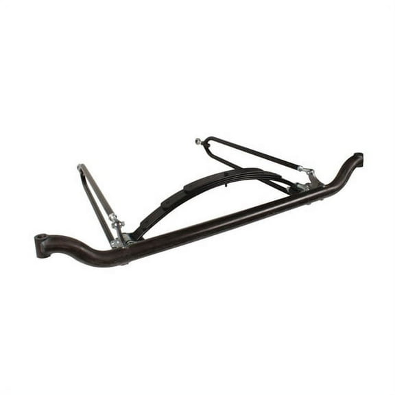 Spring-Behind 4 Inch Drop Tube Axle Front End, Compatible with Ford Spindles, Plain