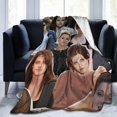thumbnail image 2 of Kristen Stewart Collage Blanket Flannel Soft Throw Blankets for Bedroom Livingroom Sofa Home 40"X30", 2 of 6