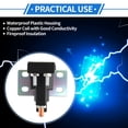 thumbnail image 3 of Unique Bargains 1 Set Truck Solenoid Relay 14V 4 Terminal Relay for Freightliner White Rodgers Durable Plastic Metal, 3 of 6