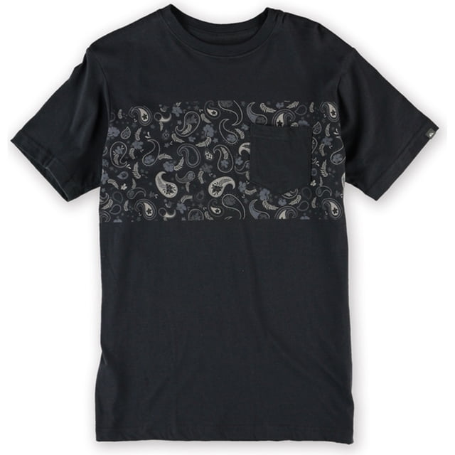 Camiseta gráfica Quiksilver Original Stripe MTZ para hombre, negra, pequeña Quiksilver Camiseta gráfica