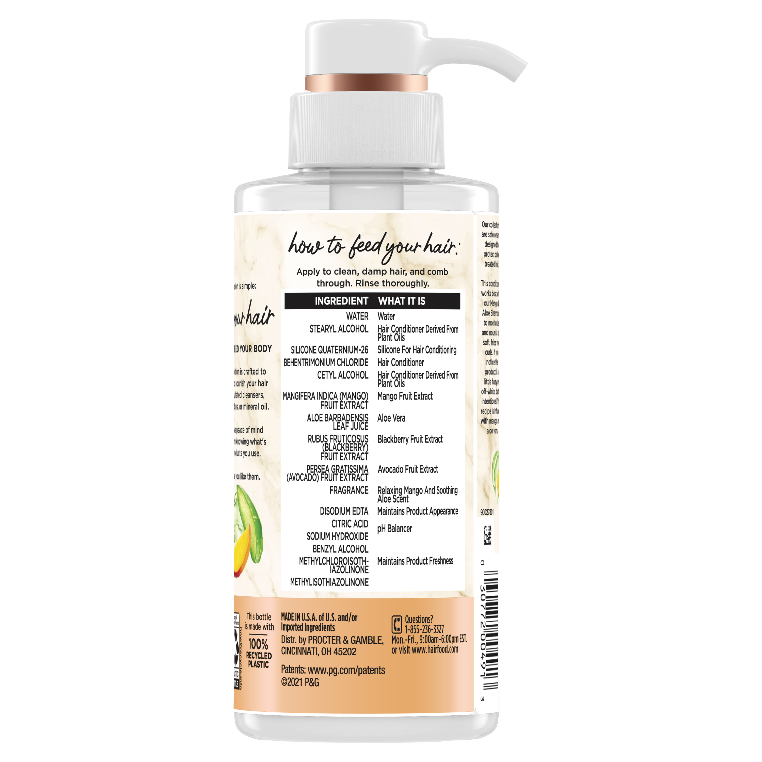 Hair Food Mango & Aloe Curl Definition Conditioner, for Curly Hair, 10.1 fl oz - image 11 of 11