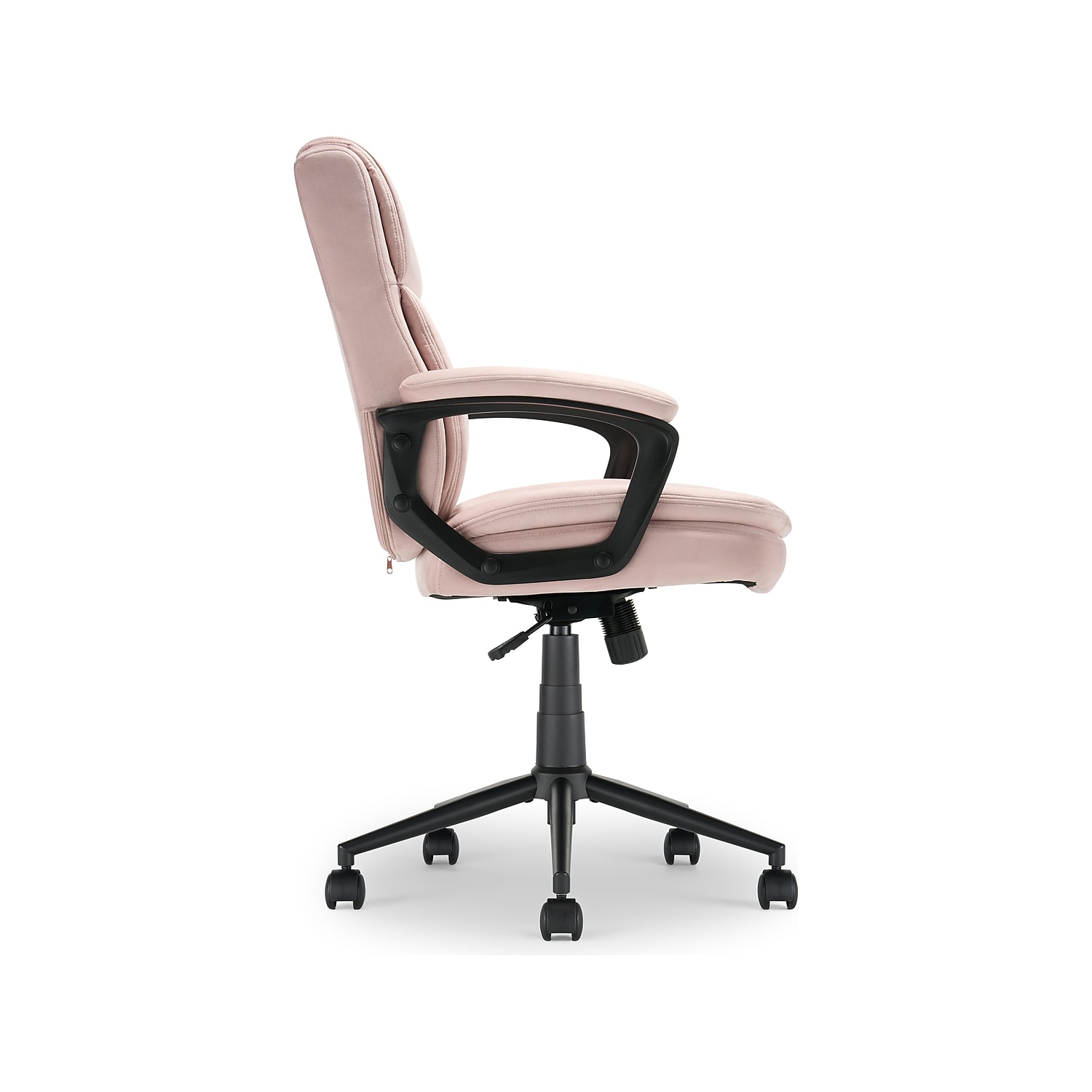 Click365 Transform 2.0 Ergonomic Mid Back Desk Chair Fabric Pink