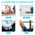 thumbnail image 5 of Memory Foam Lumbar Pillow For Low Back Pain Relief, Ergonomic Streamline Lumbar, 5 of 5