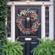thumbnail image 5 of Meuva Hermosas mariposas para la decoración de la puerta de primavera Jardín Decorativo Corona de mariposas Corazón Puerta para puerta de entrada exterior Coronas suculentas para puerta de entrada, 5 of 8