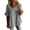 Gray, variant on Lenpel Linen Tops for Women Cotton Ruffle Short Sleeve Scoop Neck Hollow out Trim Peplum Pleated Hem T-Shirts Casual Tunic Blouses