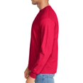 thumbnail image 2 of Gildan Long Sleeve T-Shirt for Men, Arts & Crafts, 100% Heavy Cotton Comfortable Tee, Red, L, 2 of 5