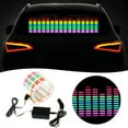 thumbnail image 2 of 45cm RGB Car Music Rhythm LED Flash Light Sound Activated Sticker Equalizer, 2 of 9