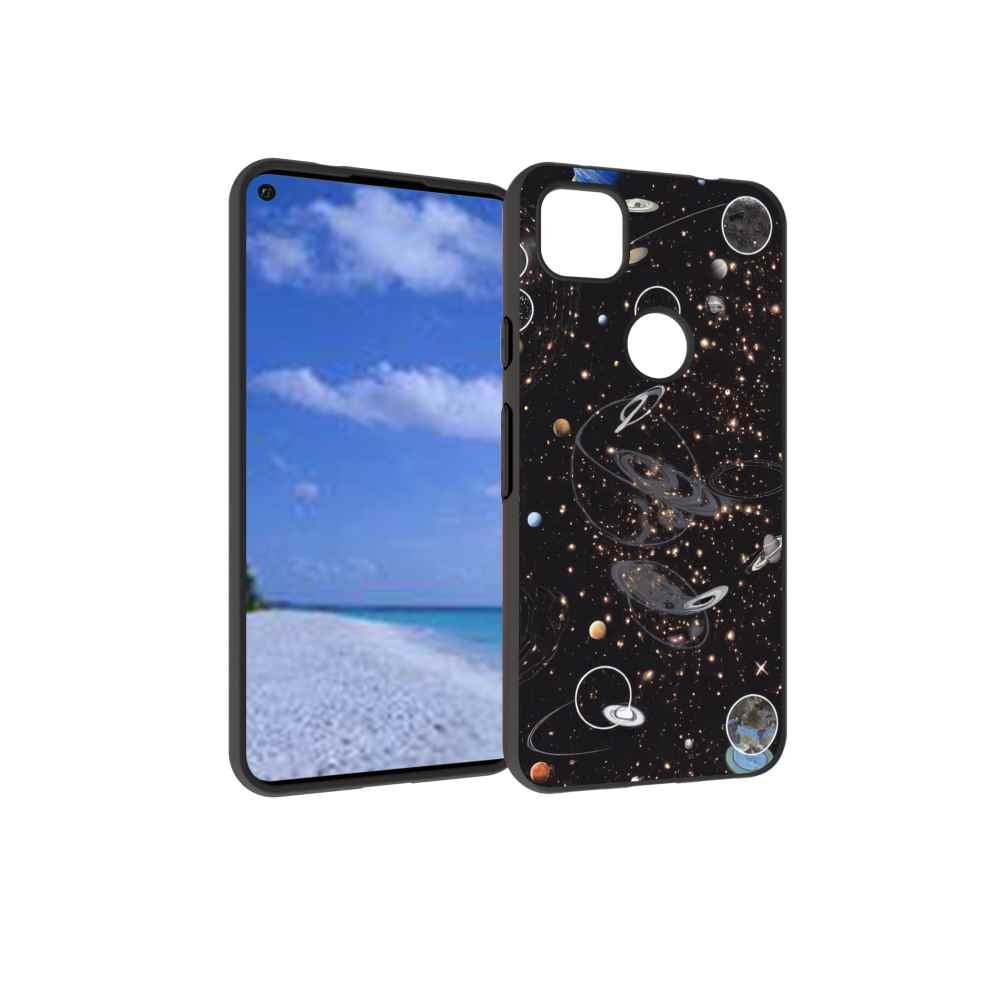 kenkenn Space-6th-Gen phone case for Google Pixel 4A 4G for Women Men Gifts Soft silicone Style Shockproof - Space-6th-Gen Case for Google Pixel 4A 4G