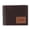 Brown, variant on Leather Bifold Wallet with Tracker Tag Pocket (Men)