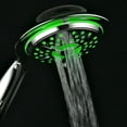 PowerSpa AllChrome LED Handheld Shower with Air Jet LED Turbo Pressure