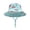 Blue a12, variant on jobturf Boys Sun Hat Wide Brim Adjustable Chin Strap Bucket Hats UV Protection Cotton Summer Beach Hat for Girls Size 1-8 Years