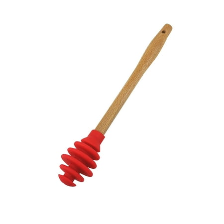 

Fusipu Honey Dipper Long Handle Durable Silicone Sugar Mixing Stick for Kitchen