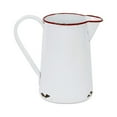thumbnail image 4 of Cheungs 5021 White Lacquered Metal Pitcher Decor with Chicken Decal, 4 of 5