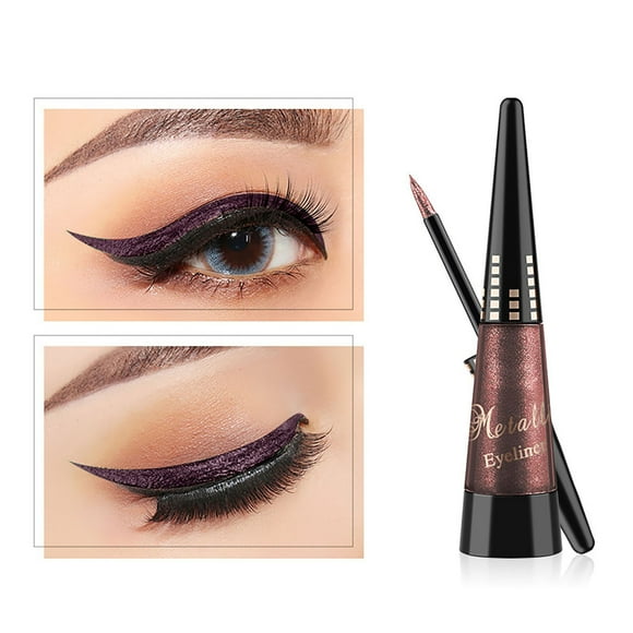 ZTTD Flash Deals 6 Colors Available Glitter Color Liquid Eyeliner Waterproof Sweat Proof Long Lasting Liquid Colorful Eye Liner Pen 10ml Best Gifts Christmas Clearance