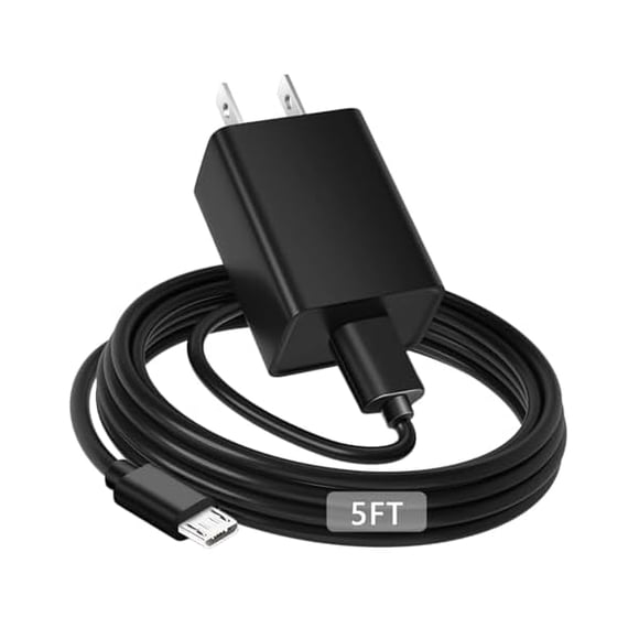 xixishop Micro USB Charger for Samsung Galaxy Tab A 10.1/8.0/7.0/9.7, E, S2, SM-T280/350/580/113/377/560/713/813/530 Tablet 10W 5ft Charging Charger Cable Cord