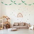 thumbnail image 6 of Uxcell Pom Pom Garland Decor Hanging Garland Ball Banner with Balls for Halloween Thanksgiving Christmas Green/White/Light Green/Dark Green, 6 of 7