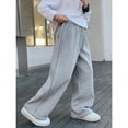thumbnail image 6 of Coerni Boy's Athletic Sweatpants Wide Leg Casual Fall Letter Sports Elastic Waist Baggy Pants Kids' Youth Open Bottom Sweatpant, 6 of 7