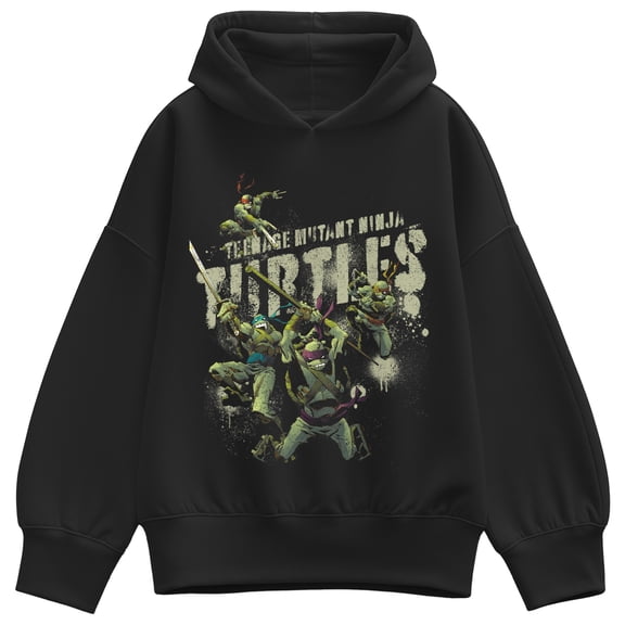 Teenage Mutant Ninja Turtles - Poses - Women's Oversized Fleece Hoodie Sweatshirt