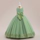 thumbnail image 2 of Odeerbi 7-14 Años Chicas Vestido de Baile Sin Mangas Con Cintura Arco Lentejuelas Tul Piso Longitud Vestido de Princesa Para La Fiesta Formal de La Boda, 2 of 6