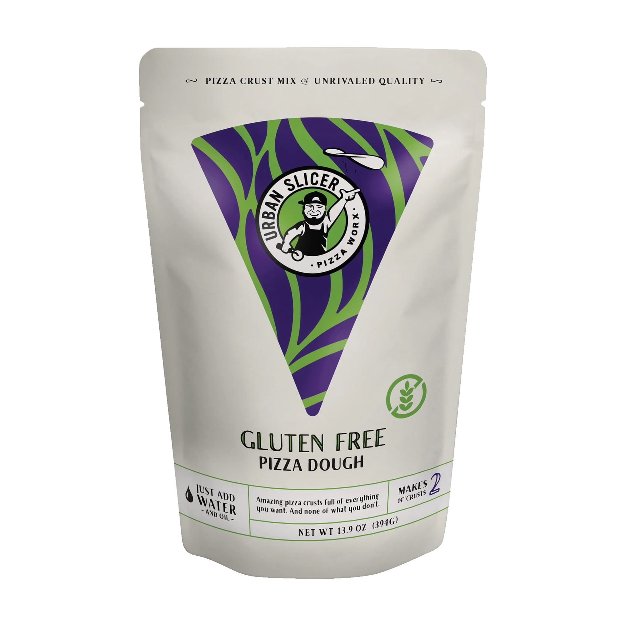 Urban Slicer Pizza Worx Gluten-Free Pizza Dough Mix - Pack of 16
